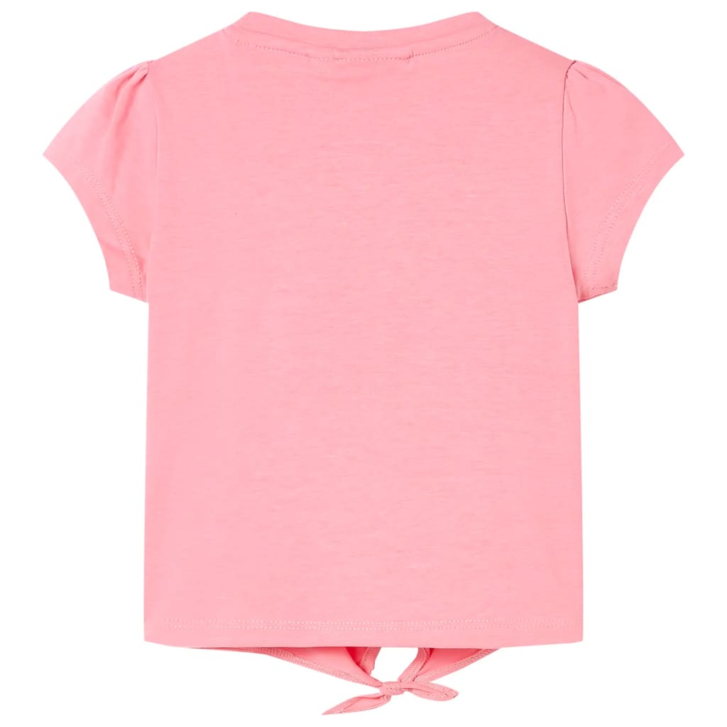 Vidaxl kindershirt 116 fluorescerend roze