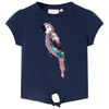 VidaXL Kindershirt 104 marineblauw
