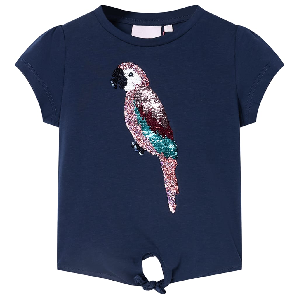 VidaXL Kindershirt 104 marineblauw