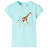 Vidaxl kindershirt 92 lichtzeeblauw