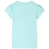 Vidaxl kindershirt 92 lichtzeeblauw