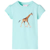 VidaXL Kindershirt 104 lichtzeeblauw