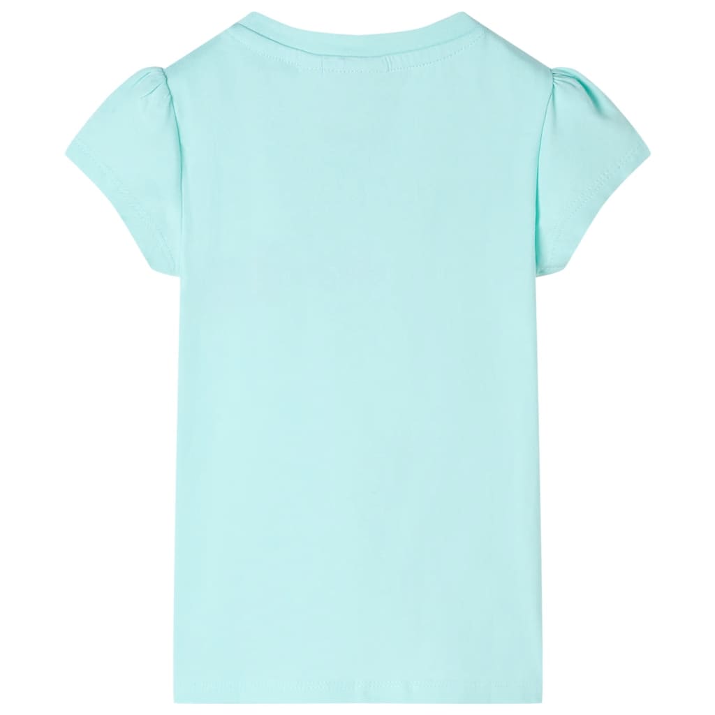 Vidaxl kindershirt 128 lichtzeeblauw