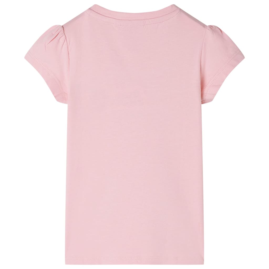 VidaXL Kindershirt 92 lichtroze