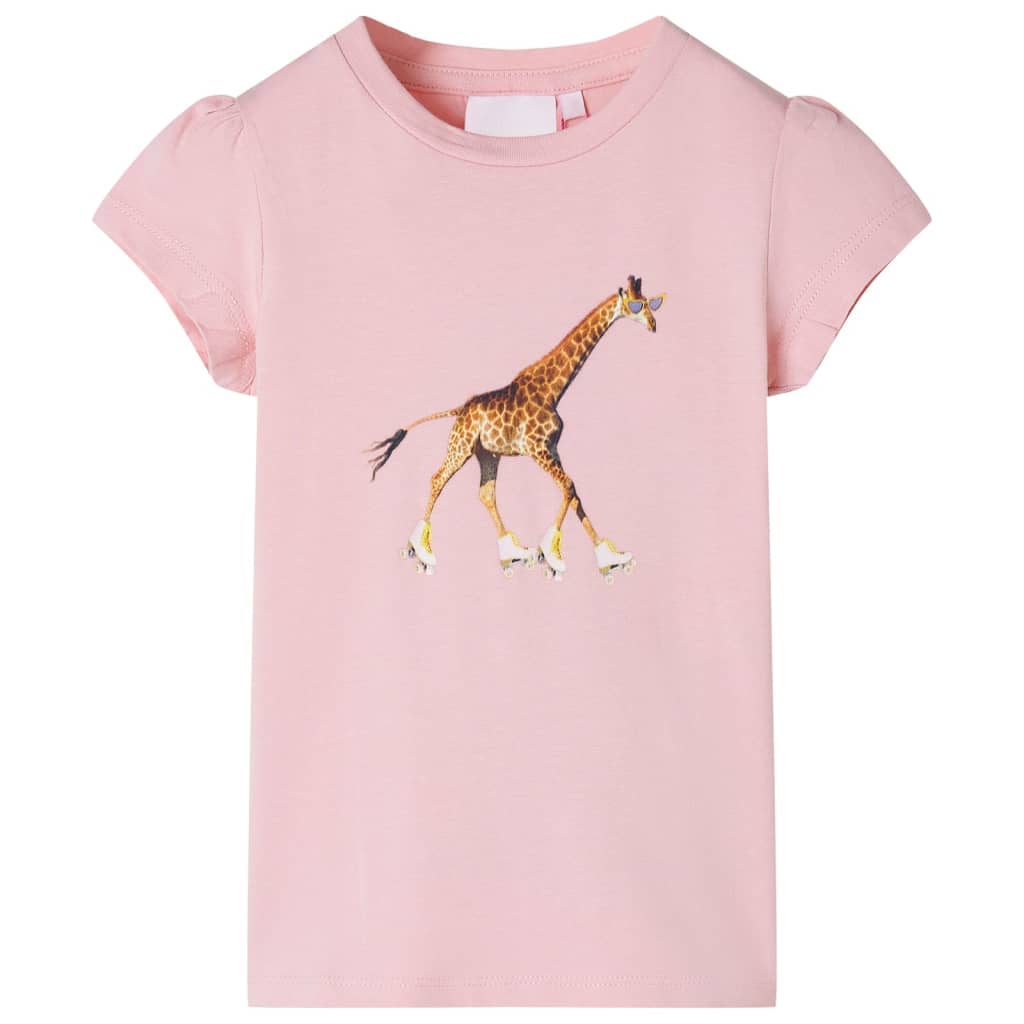 VidaXL Kindershirt 104 lichtroze