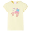 Vidaxl kindershirt 92 zachtgeel