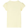 Vidaxl kindershirt 92 zachtgeel