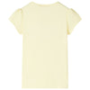 Vidaxl kindershirt 128 zachtgeel