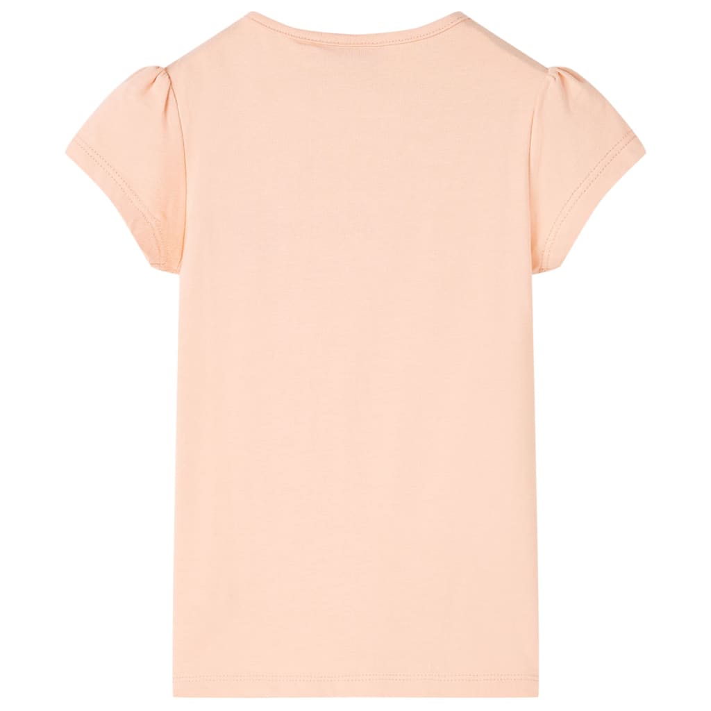 VidaXL Kindershirt 92 lichtoranje