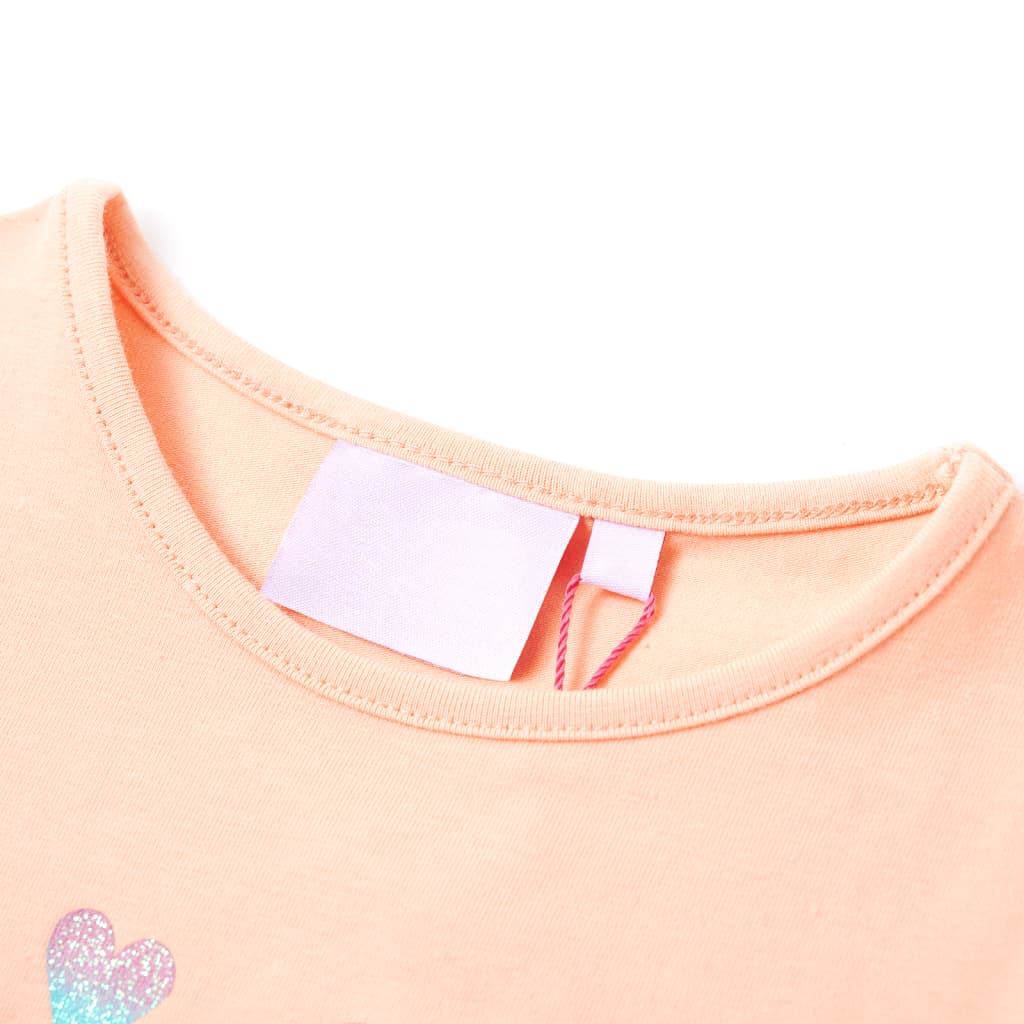 Vidaxl kindershirt 128 lichtoranje