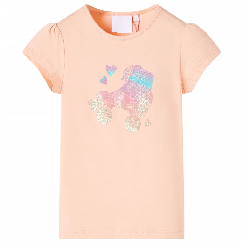 VidaXL Kindershirt 140 lichtoranje