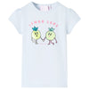 VidaXL Kindershirt 116 lichtblauw
