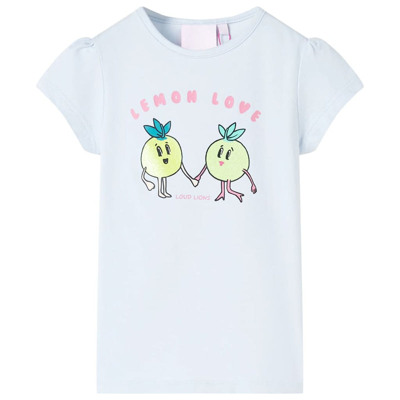 VidaXL Kindershirt 116 lichtblauw