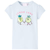 Vidaxl kindershirt 140 lichtblauw