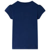 VidaXL Kindershirt 128 marineblauw