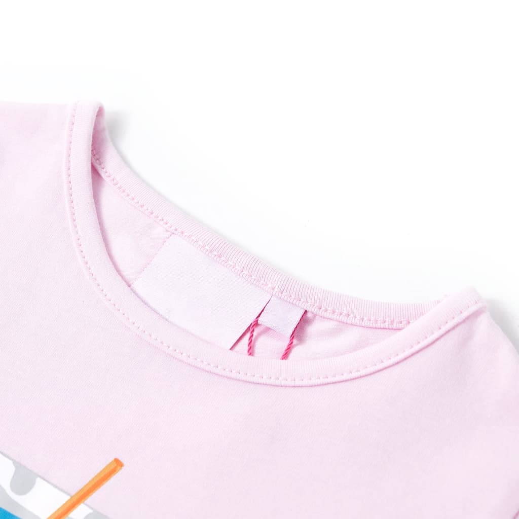 VidaXL Kindershirt 92 zachtroze