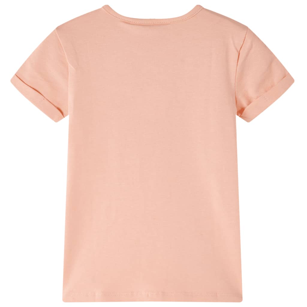 VidaXL Kindershirt 128 lichtoranje