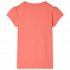 VidaXL Kindershirt met kapmouwen 104 koraalkleurig