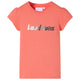 Vidaxl kindershirt met kapmouwen 140 koraalkleurig