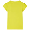 VidaXL Kindershirt met kapmouwen 116 felgeel