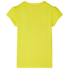 Vidaxl kindershirt met kapmouwen 140 felgeel