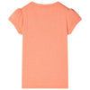 VidaXL Kindershirt met kapmouwen 104 neonoranje