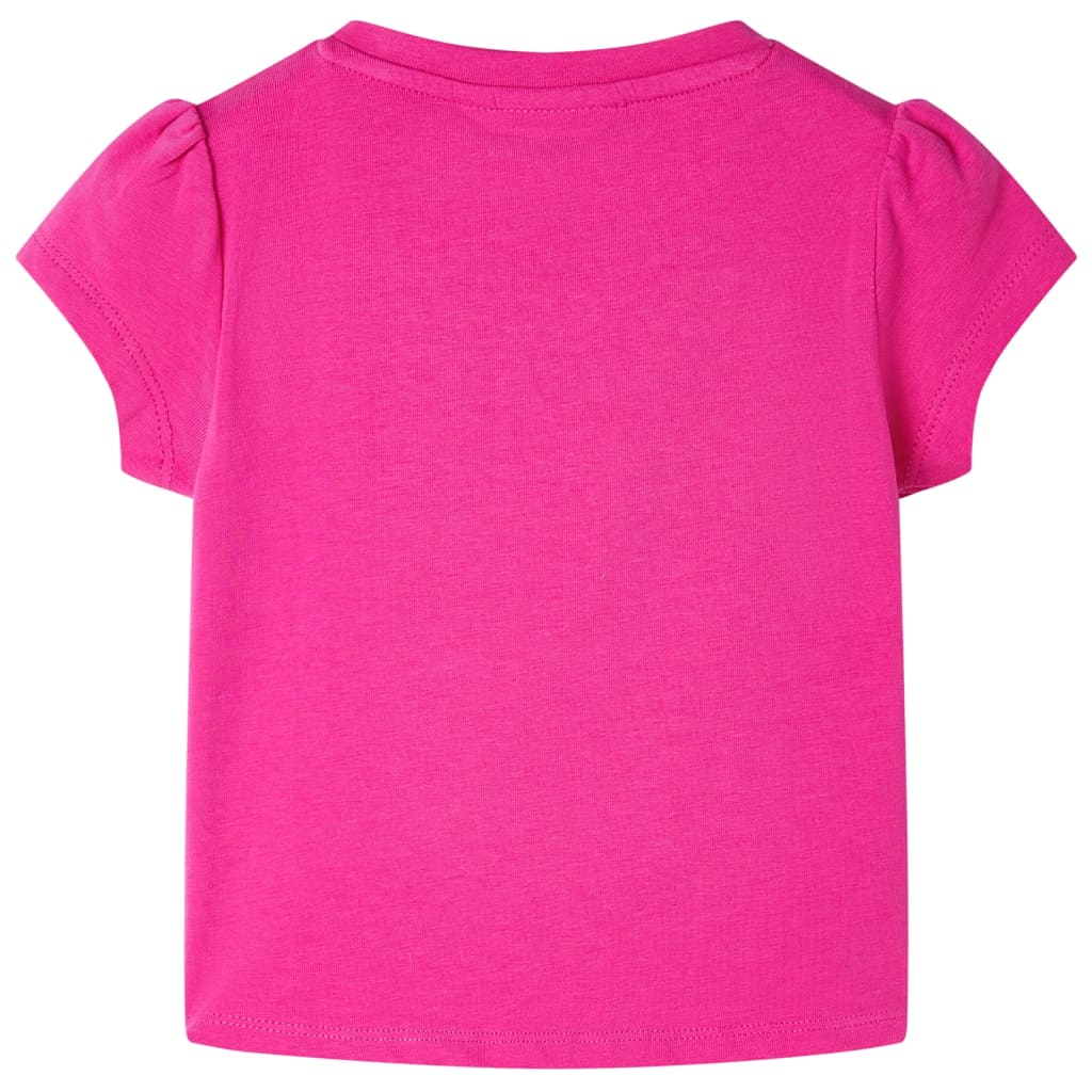 Vidaxl kindershirt 128 donkerroze