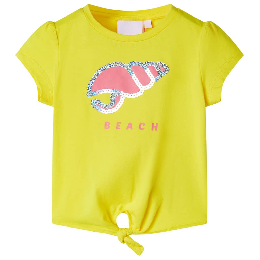 Vidaxl kindershirt 128 geel