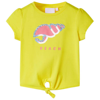 VidaXL Kindershirt 128 geel