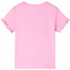 VidaXL Kindershirt met korte mouwen 128 felroze