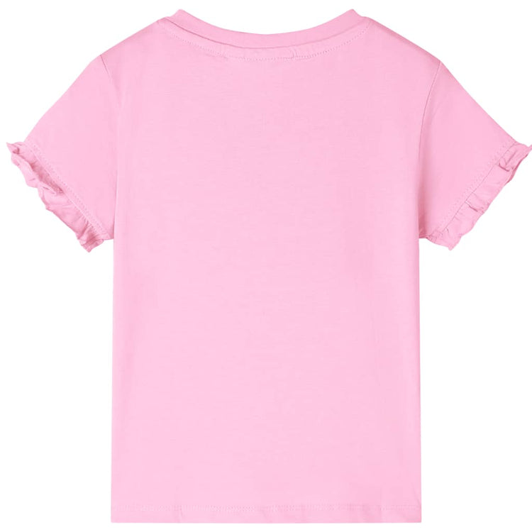 Vidaxl kindershirt met korte mouwen 140 felroze