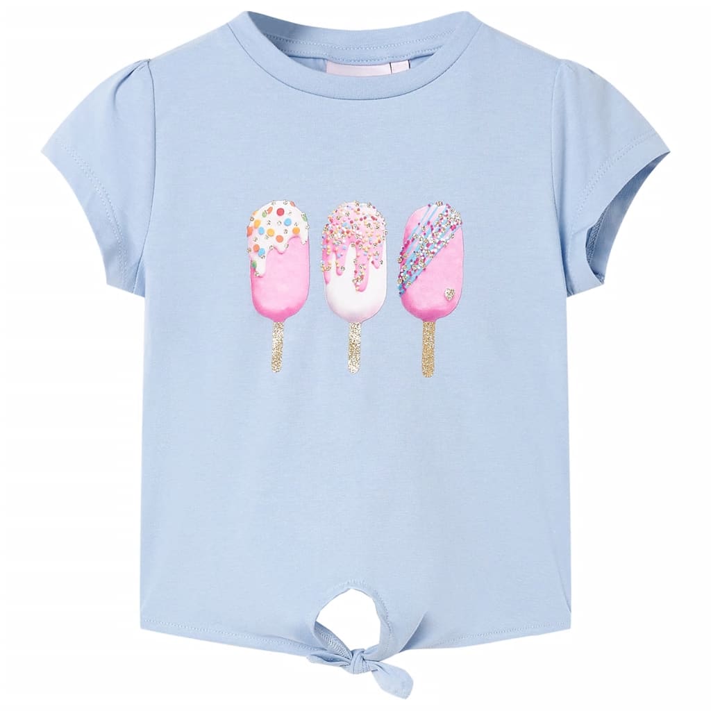 Vidaxl kindershirt 128 blauw