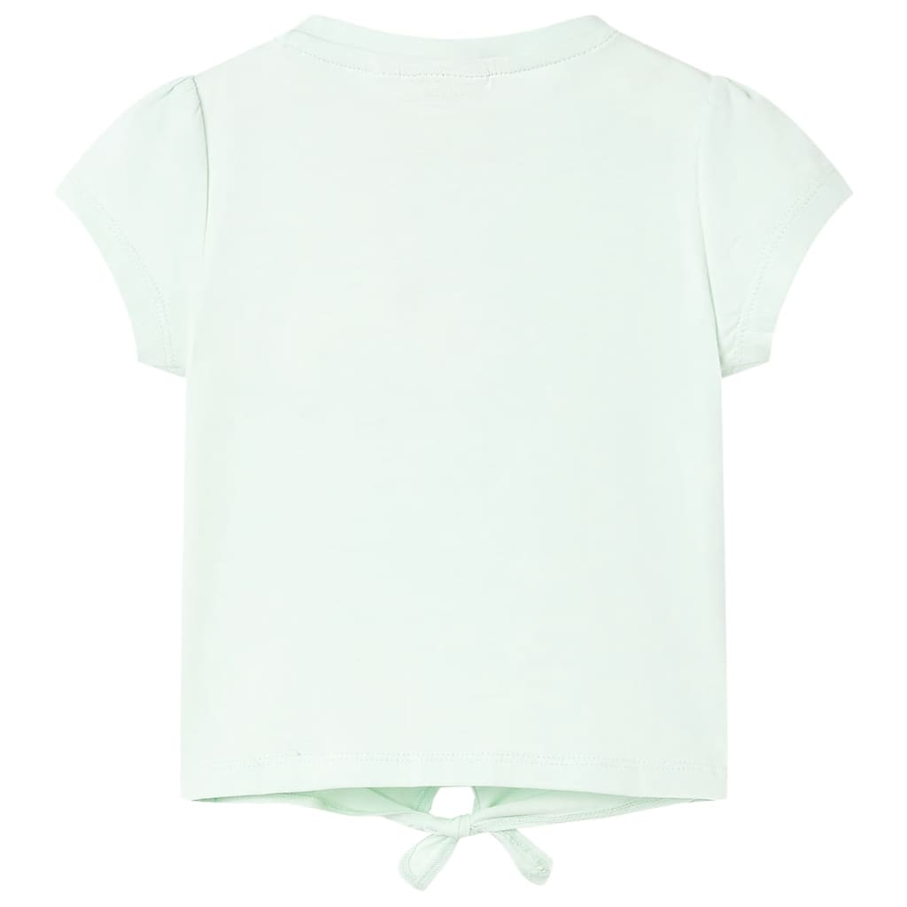 VidaXL Kindershirt 92 lichtmint