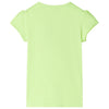 VidaXL Kindershirt 104 neongeel