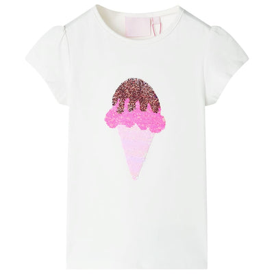 VidaXL Kindershirt 104 ecru