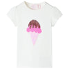 VidaXL Kindershirt 128 ecru