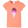 VidaXL Kindershirt 92 neonoranje