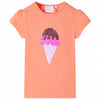 VidaXL Kindershirt 140 neonoranje