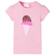 Vidaxl kindershirt 104 felroze