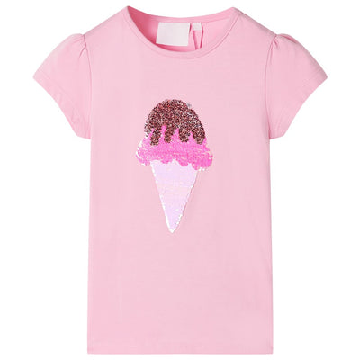 VidaXL Kindershirt 116 felroze