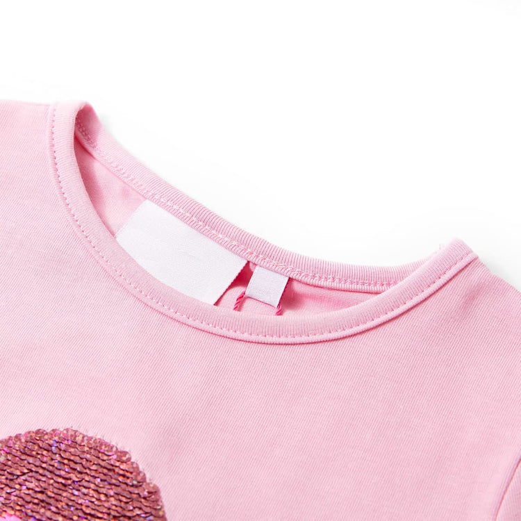 VidaXL Kindershirt 116 felroze