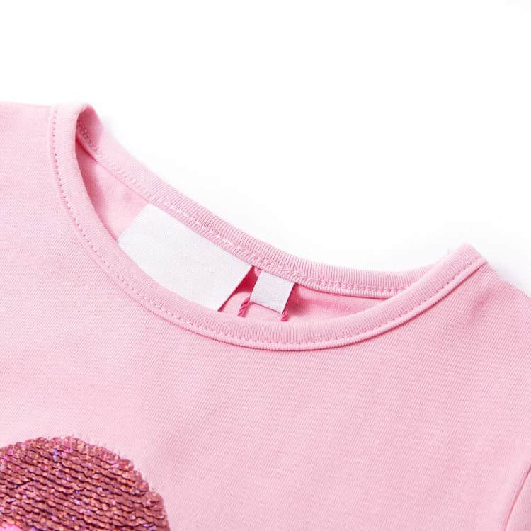 VidaXL Kindershirt 140 felroze