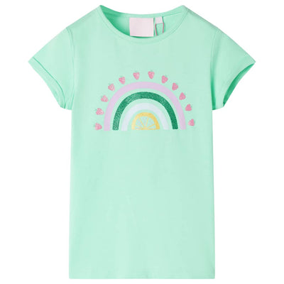 VidaXL Kindershirt 92 felgroen