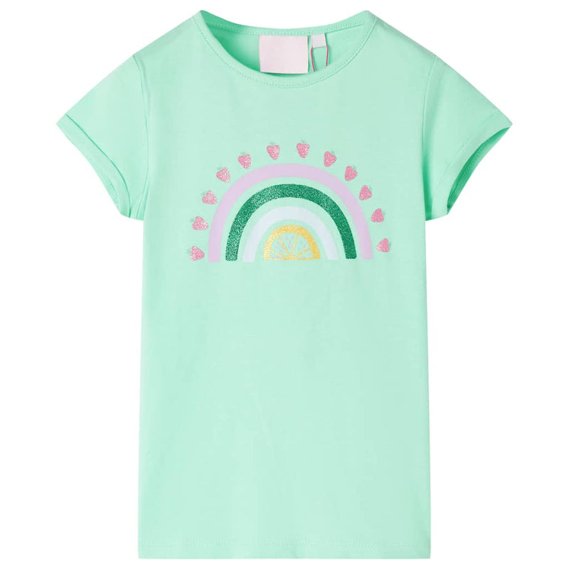 Vidaxl kindershirt 92 felgroen