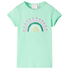 Vidaxl kindershirt 116 felgroen