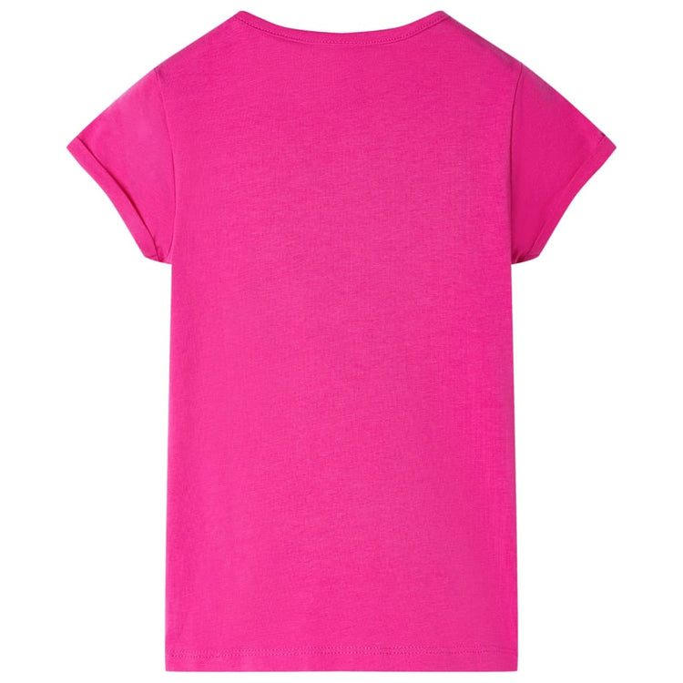 Vidaxl kindershirt 116 donkerroze