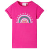 Vidaxl kindershirt 128 donkerroze