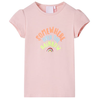 VidaXL Kindershirt 92 lichtroze