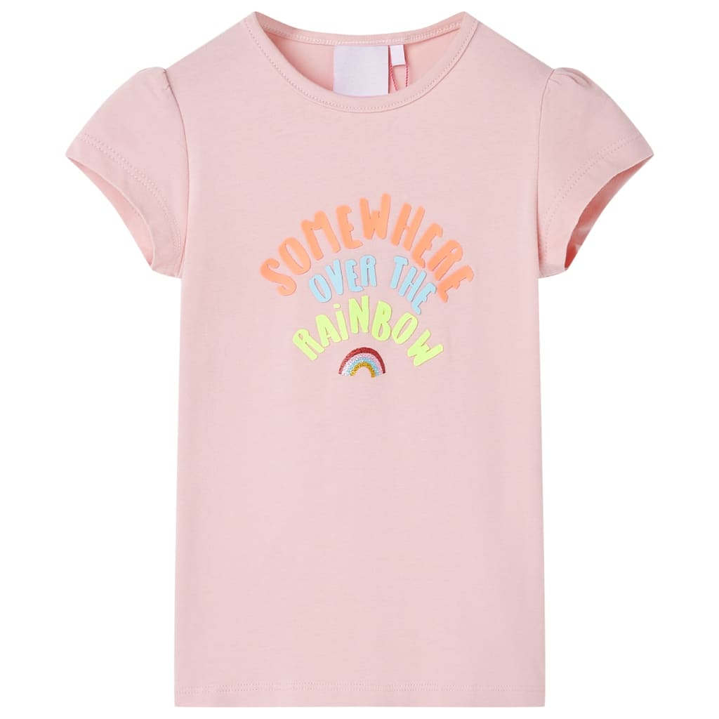 VidaXL Kindershirt 116 lichtroze