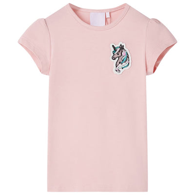 VidaXL Kindershirt 116 lichtroze